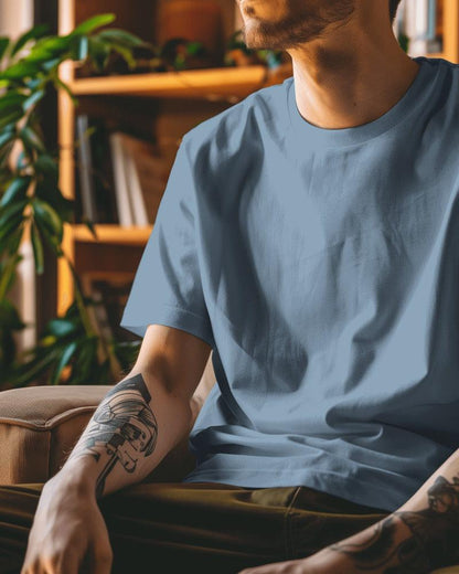 Solid - Men's Oversized T Shirts - Bindaas Store