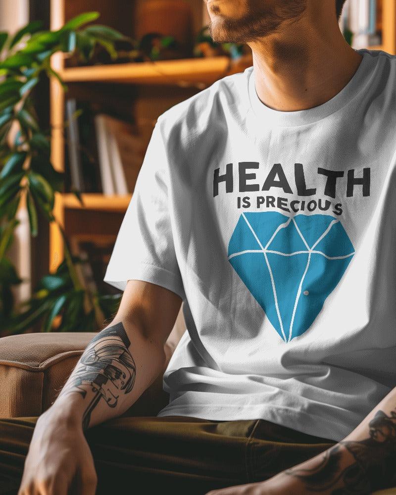 Health is Precious - Unisex Oversized T Shirt - Bindaas Store