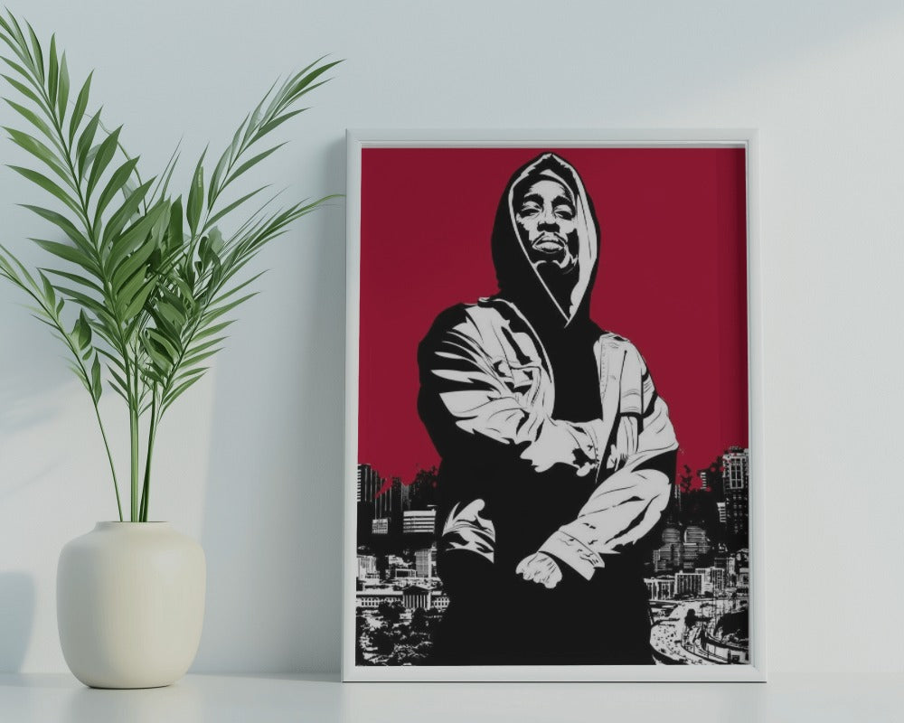 Tupac Poster - Framed/ Unframed