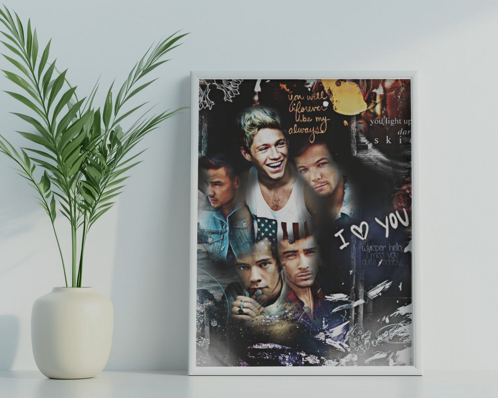 One Direction Poster - Framed/ Unframed