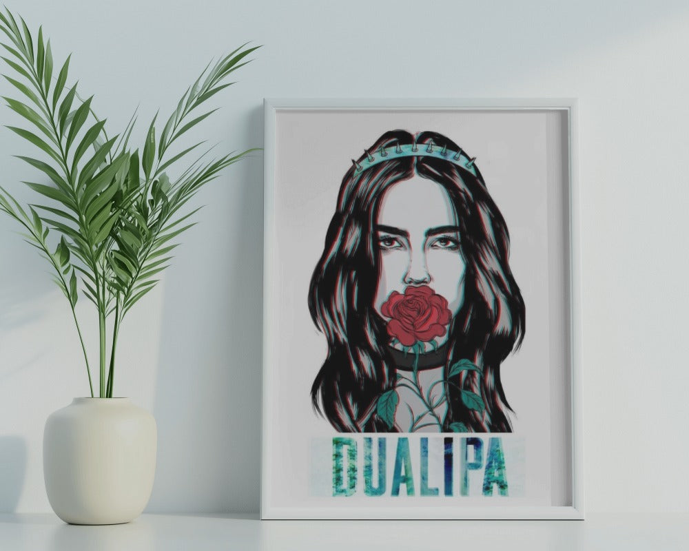 Dua Lipa Poster - Framed/ Unframed