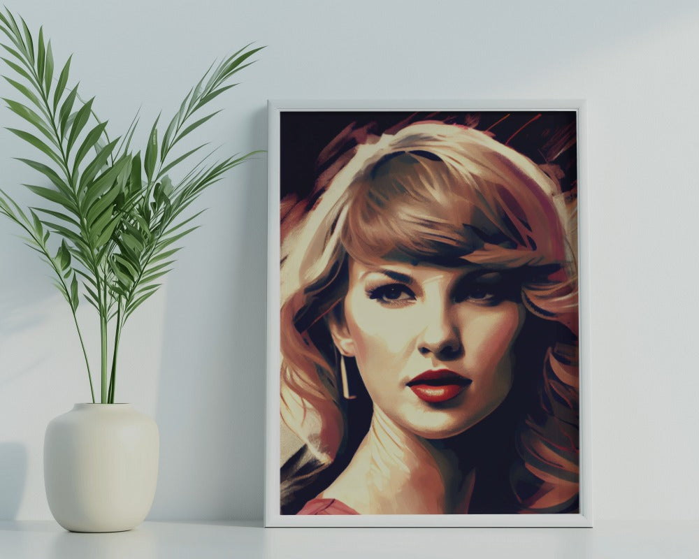 Taylor Swift Art Poster - Framed/ Unframed