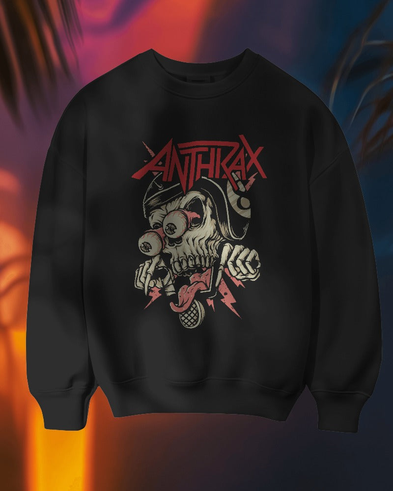 Anthrax Sweatshirt - Premium Fabric & Regular Fit