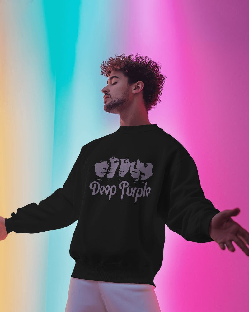 Deep Purple Sweatshirt - Premium Fabric & Regular Fit