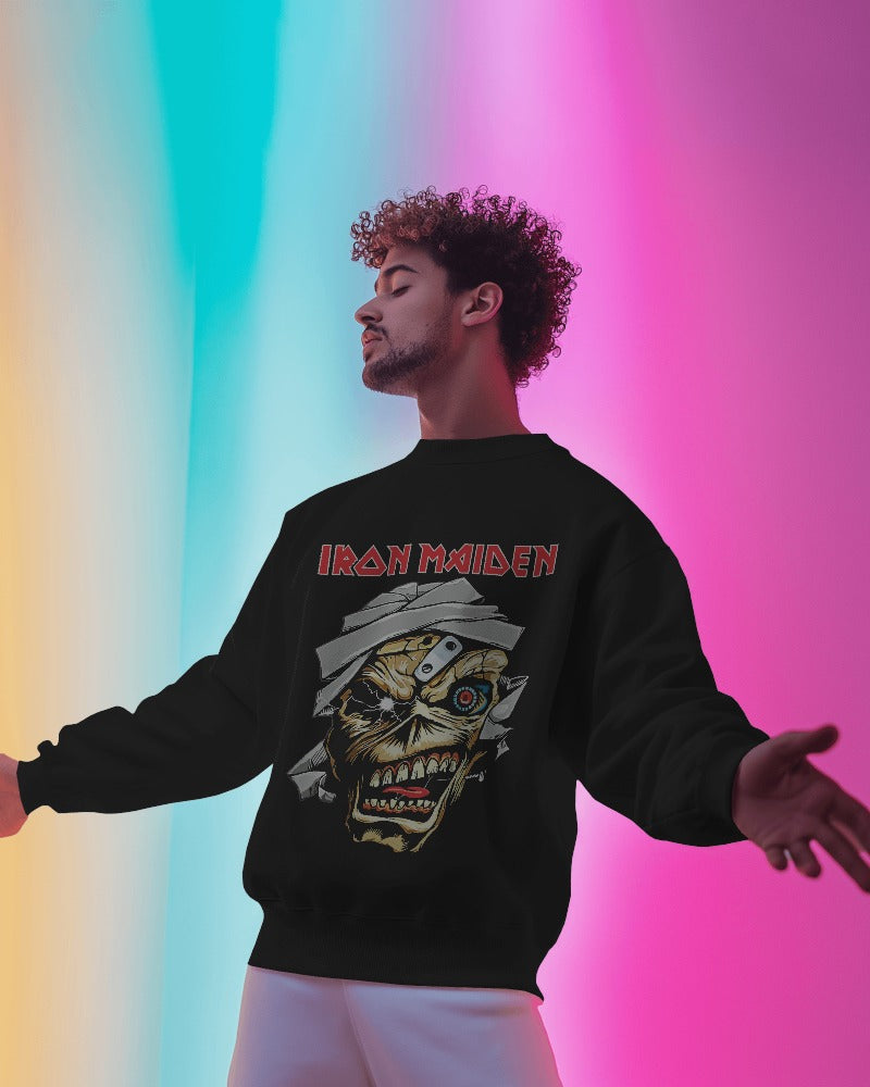 Iron Maiden Band Sweatshirt - Premium Fabric & Regular Fit