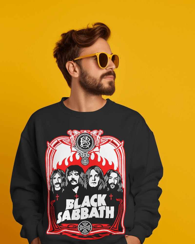 Black Sabbath Sweatshirt - Premium Fabric & Regular Fit