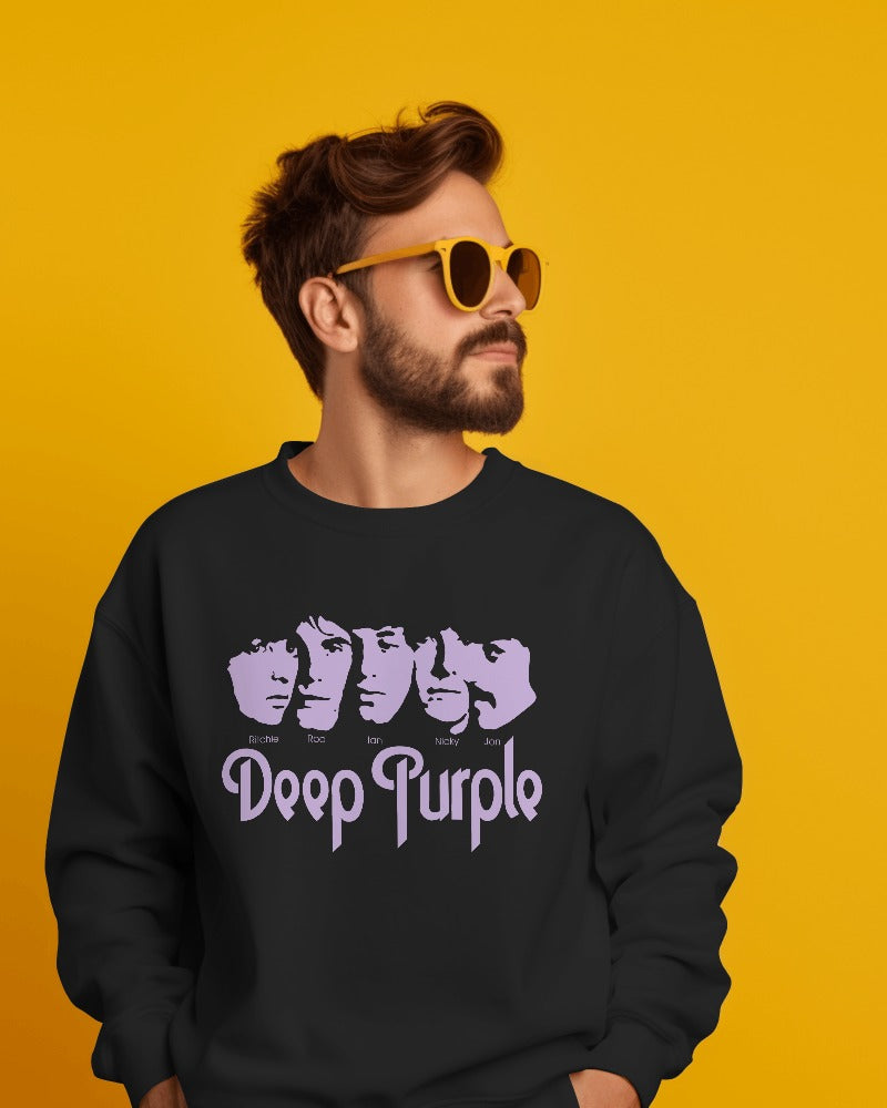 Deep Purple Sweatshirt - Premium Fabric & Regular Fit