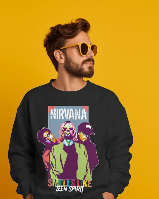 Nirvana Band Sweatshirt - Premium Fabric & Regular Fit