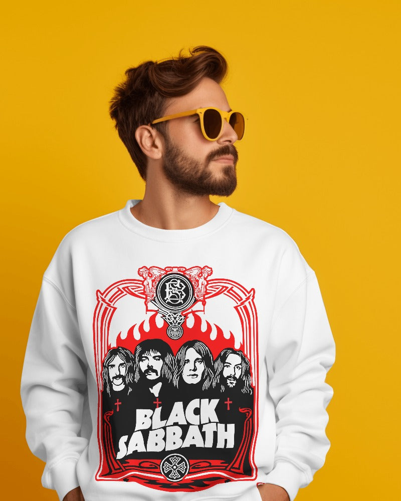 Black Sabbath Sweatshirt - Premium Fabric & Regular Fit