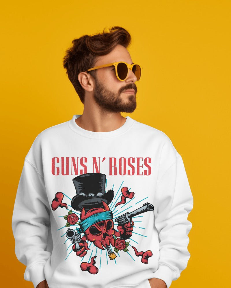 Guns n Roses Sweatshirt - Premium Fabric & Regular Fit