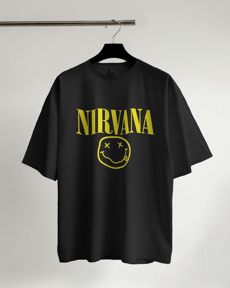 Nirvana Oversized T Shirt - Bindaas Store