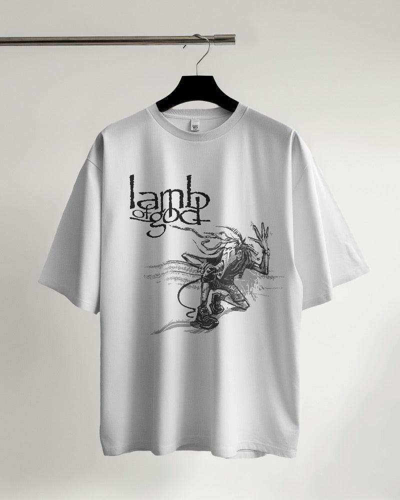 Lamb of God - Oversized T Shirt - Bindaas Store