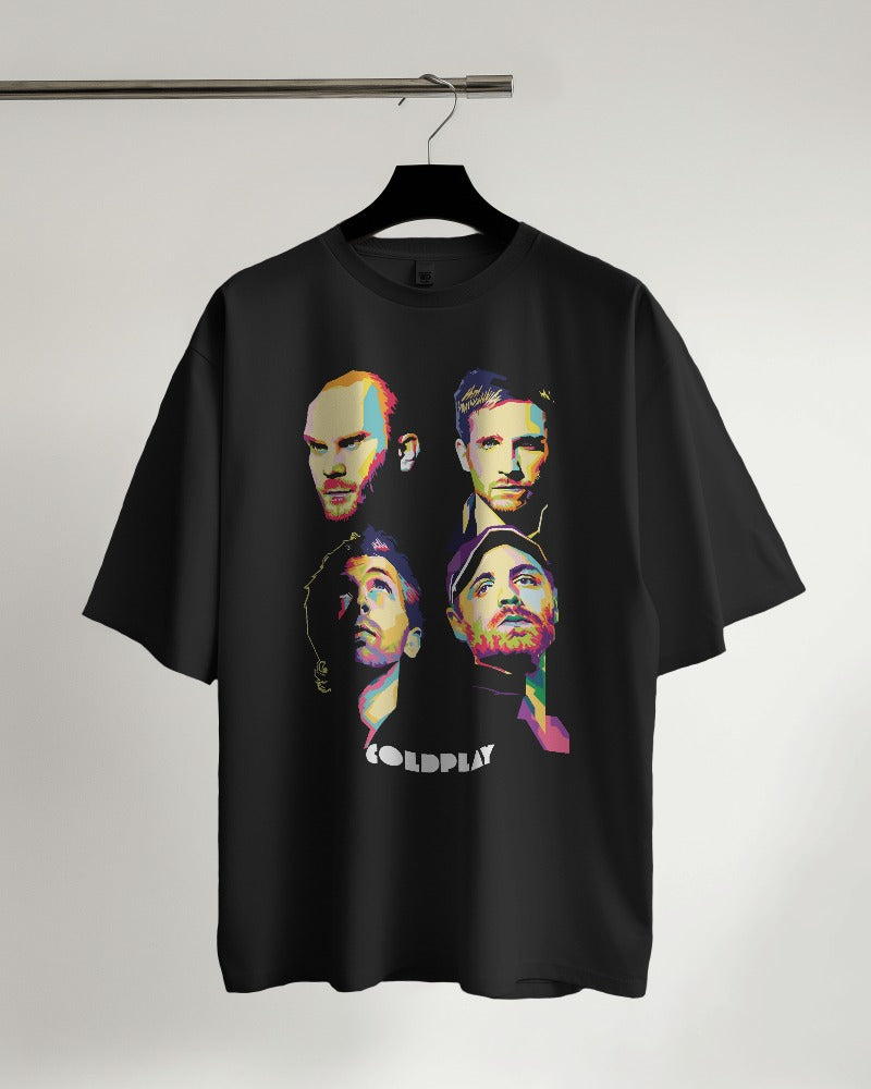 Coldplay Band Oversized T Shirt