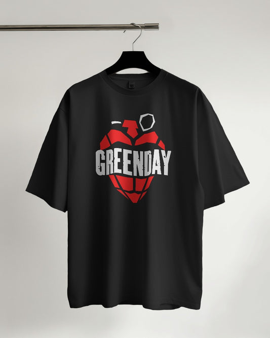 Green Day Oversized T Shirt