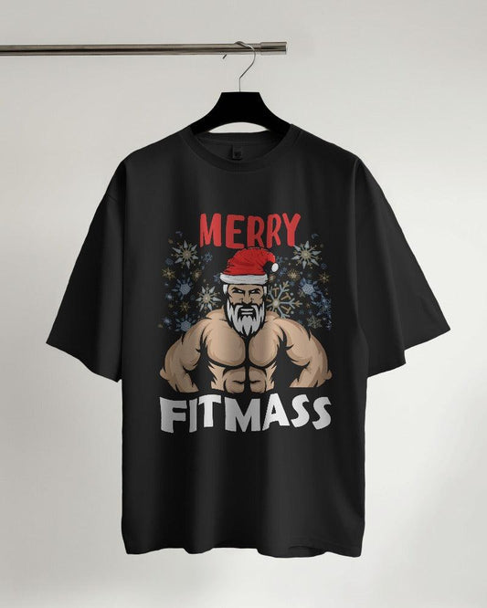 Merry Fit-Mass- Unisex Oversized T Shirt - Bindaas Store