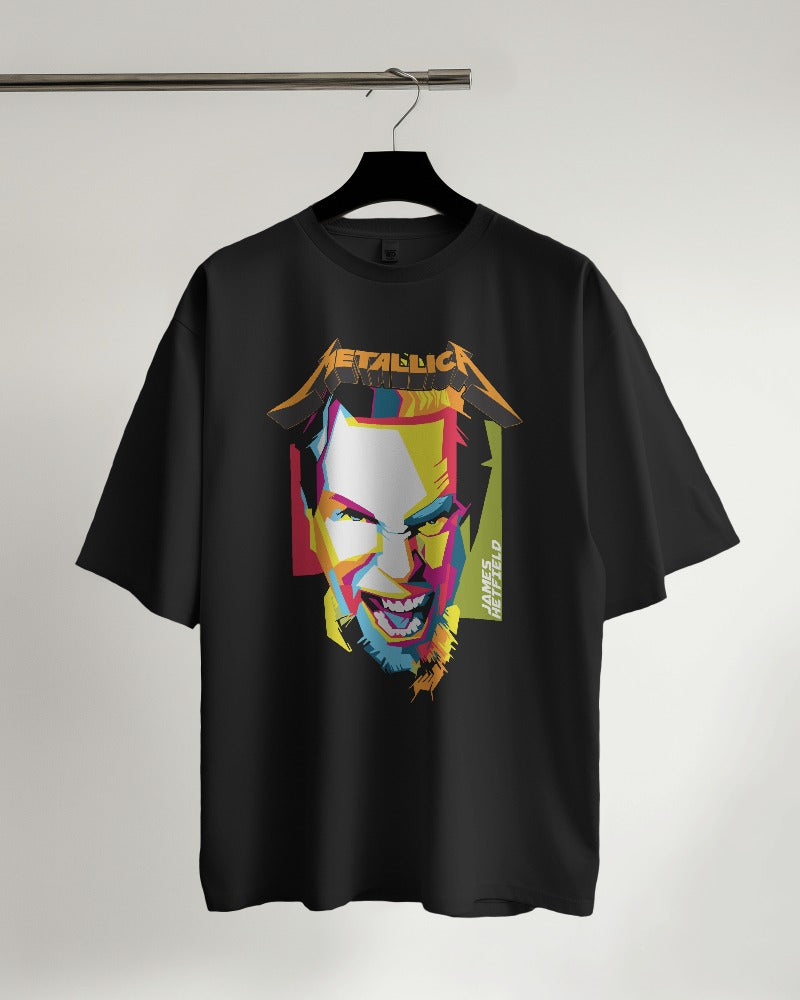 James Hetfield Metallica Oversized T Shirt