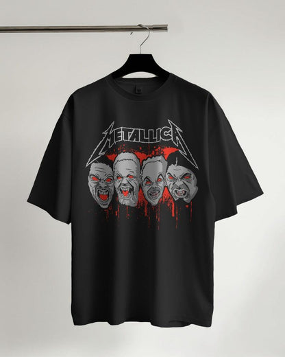 Metallica Oversized T Shirt - Bindaas Store