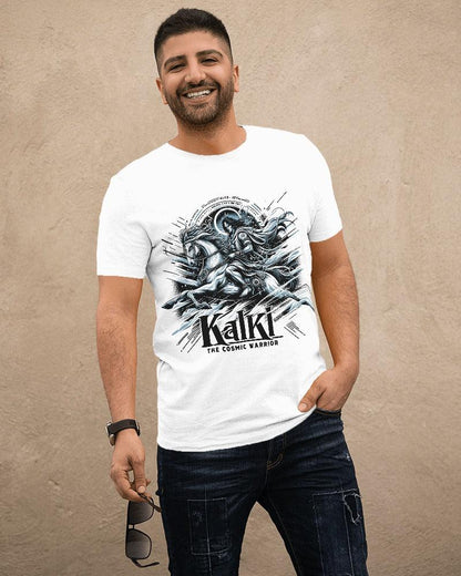 Kalki The Cosmic Warrior - Men's Classic T Shirt - Bindaas Store