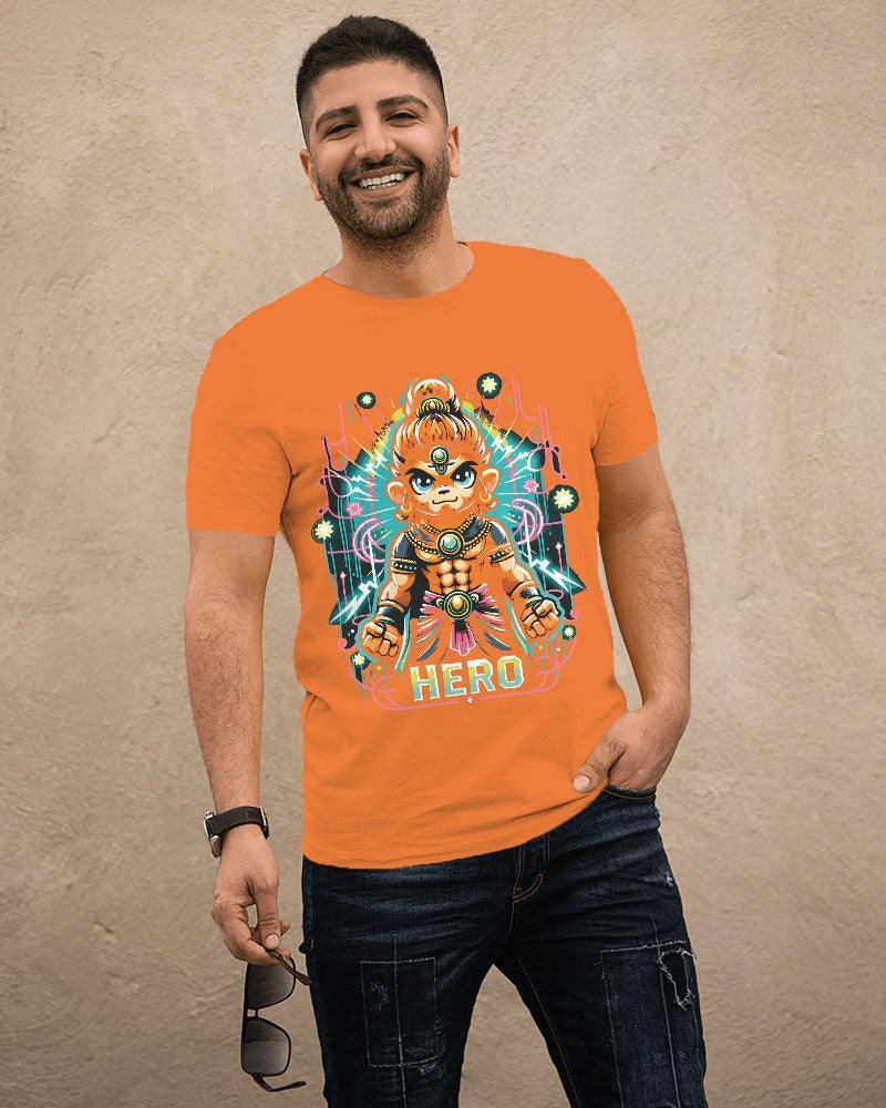 Lord Hanuman The Hero - Men's Classic T Shirt - Bindaas Store