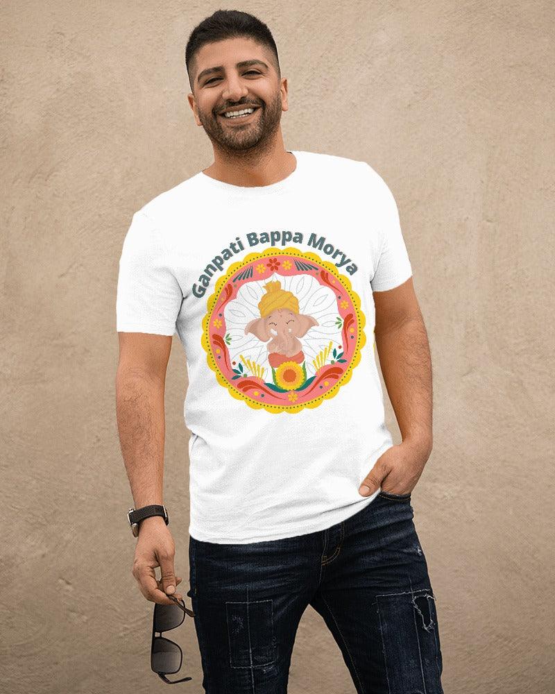 Ganpati Bappa Morya - Men's Classic T Shirt - Bindaas Store