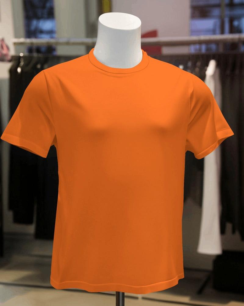 Solid - Men's Classic Round Neck T Shirt - Bindaas Store