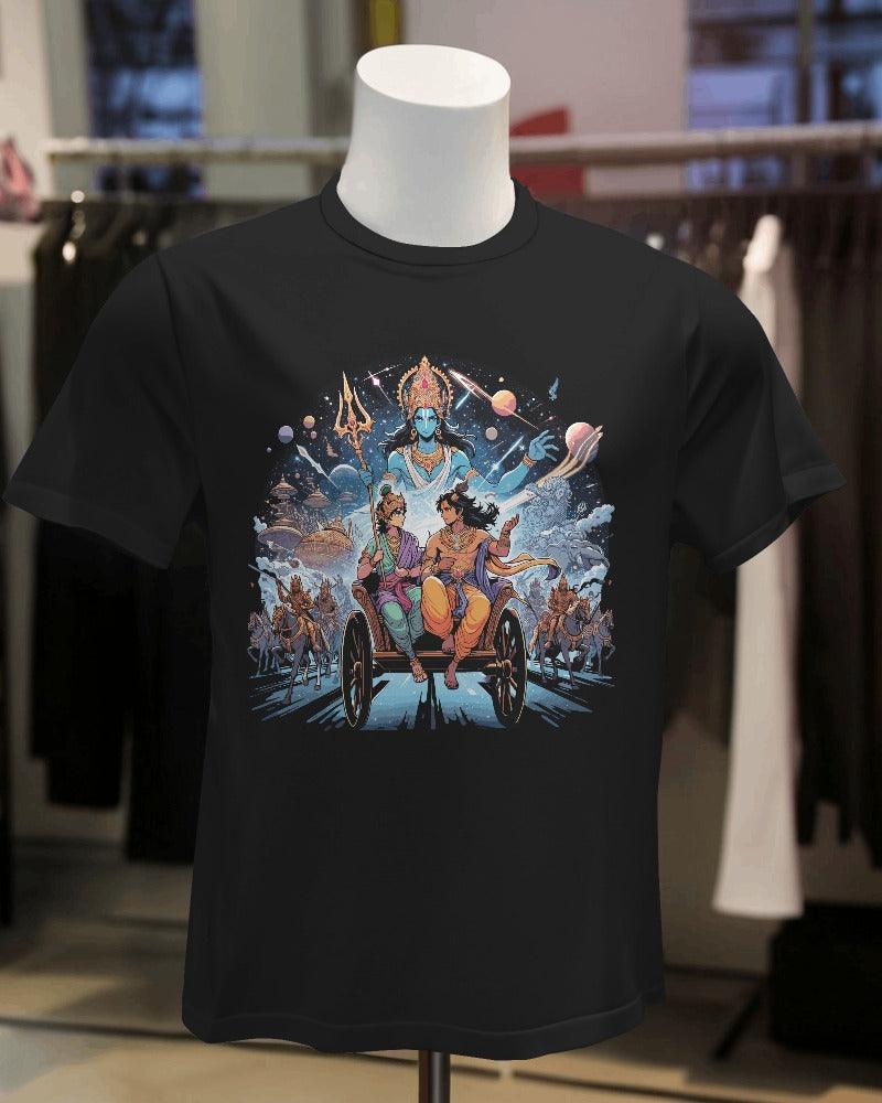 Lord Krishna Mahabharat - Men's Classic T Shirt - Bindaas Store