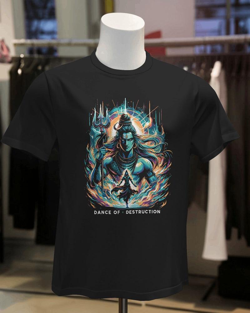 Lord Shiva - Dance of Destruction - Men's Classic T Shirt - Bindaas Store