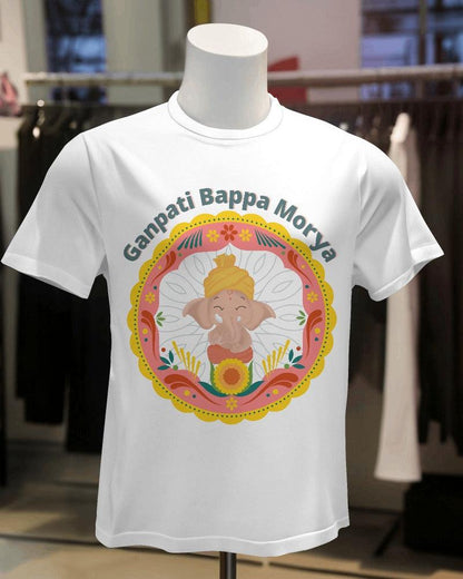 Ganpati Bappa Morya - Men's Classic T Shirt - Bindaas Store