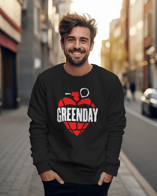 Green Day Sweatshirt - Regular Fit