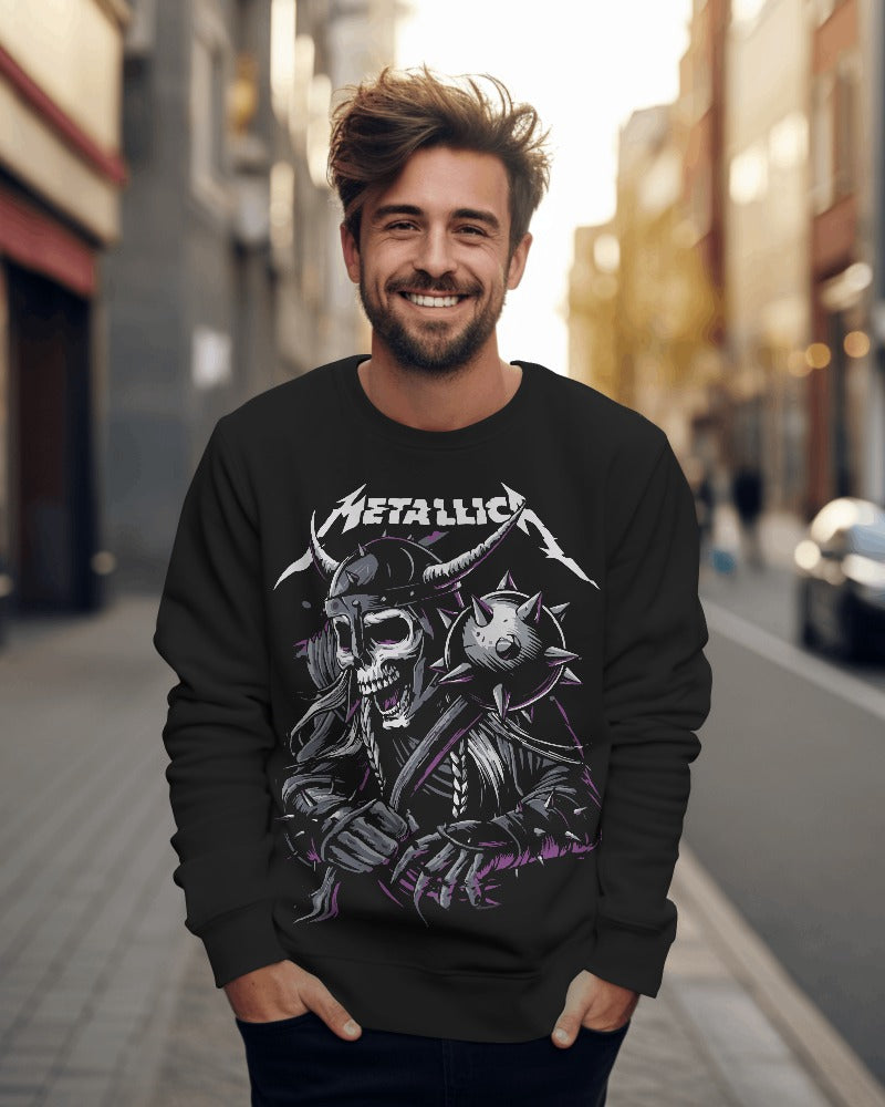 Metallica Band Sweatshirt - Premium Fabric & Regular Fit