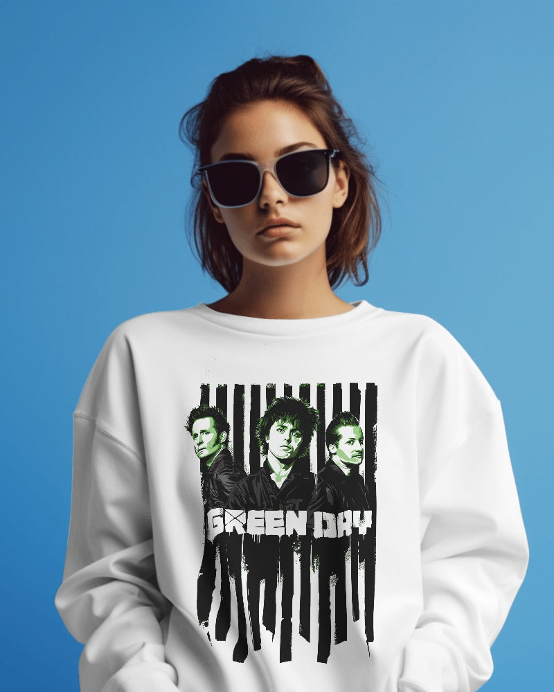 Green Day Band Sweatshirt - Regular Fit