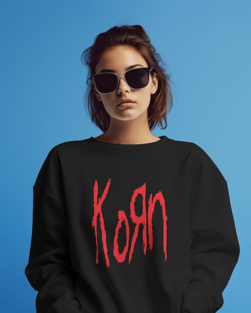 Korn Band Sweatshirt - Premium Fabric & Regular Fit