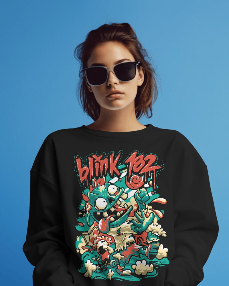 Blink 182 Sweatshirt - Premium Fabric & Regular Fit