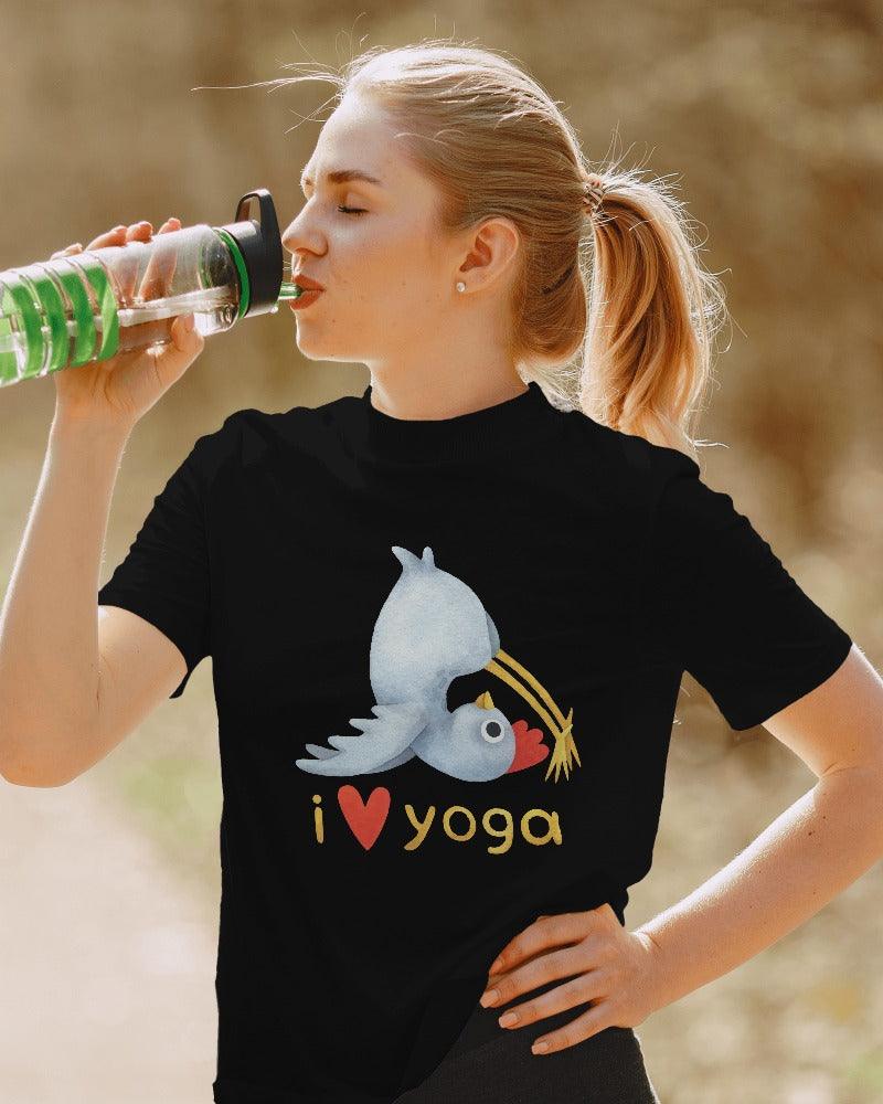 I Love Yoga - Women's T-Shirt - Bindaas Store