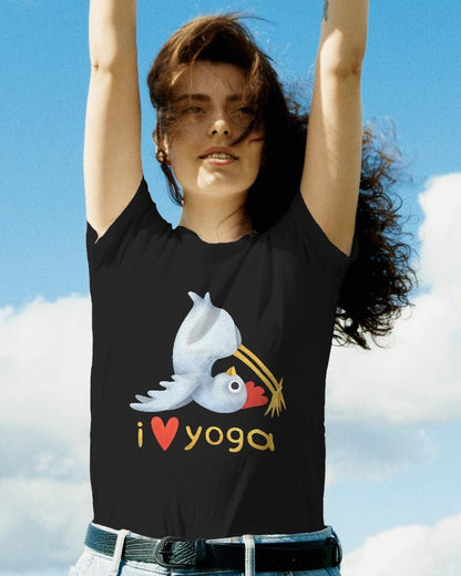 I Love Yoga - Women's T-Shirt - Bindaas Store