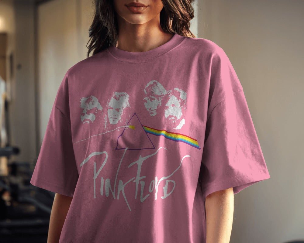 Pink Floyd Pink T Shirt - Unisex Oversized Fit