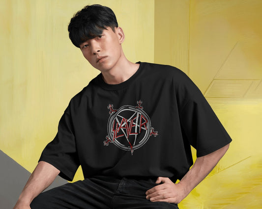 Slayer Oversized T Shirt - Front & Back Print